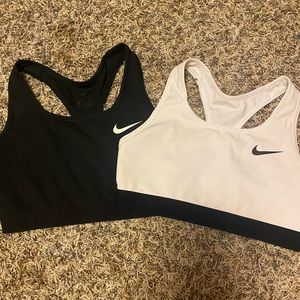 2 nike sport bras, Never worn